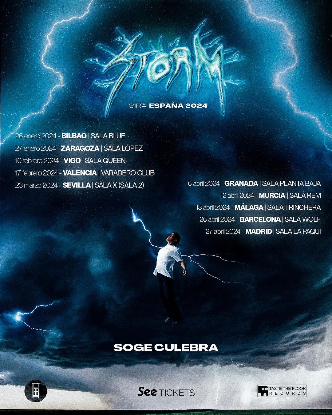 Fotografía promocional de Concierto de Soge Culebra en Madrid