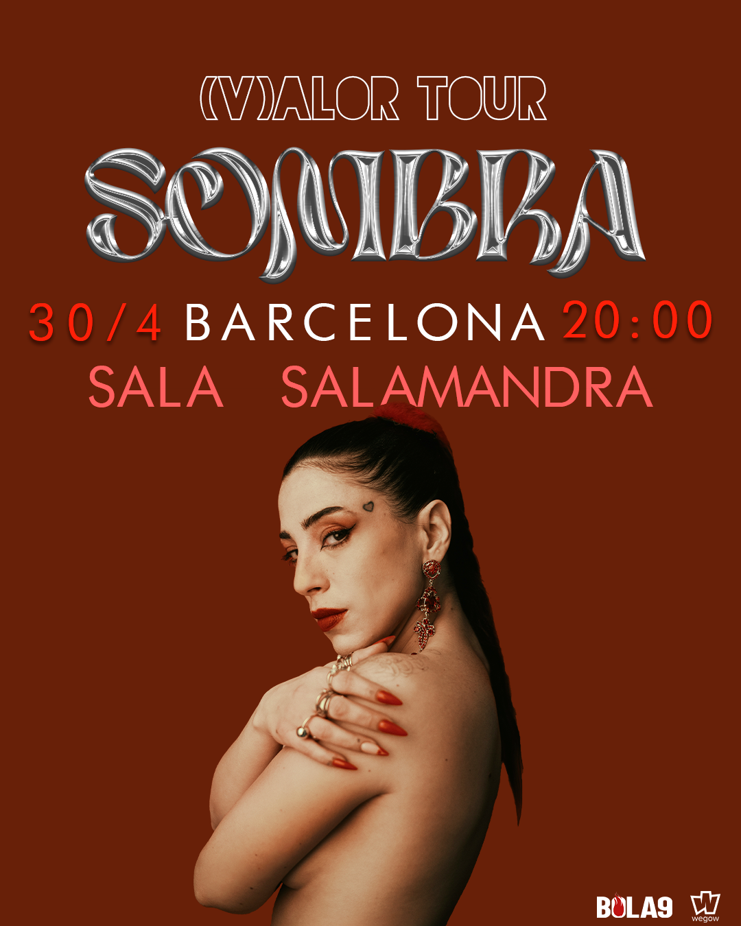 Fotografía promocional de Concierto de Sombra Alor en Barcelona