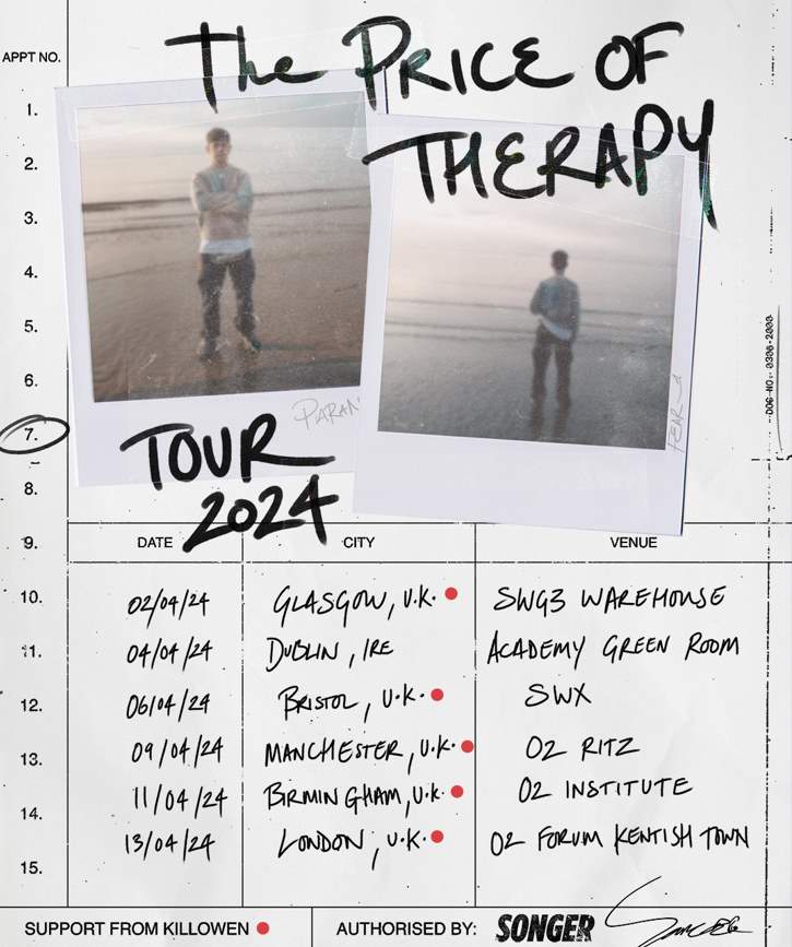 Fotografía promocional de Concierto de Songer en Bristol