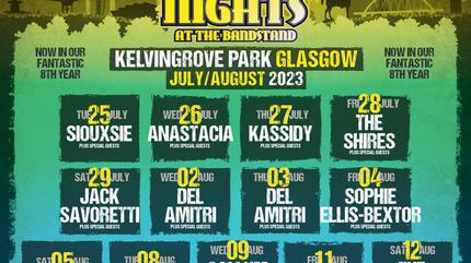 Sophie Ellis Bextor concert in Glasgow | Summer Nights at the Bandstand