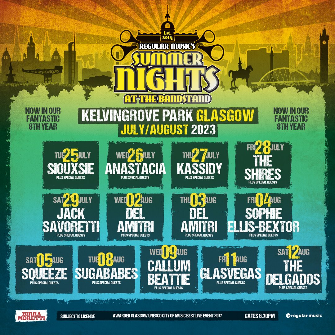 Fotografía promocional de Concierto de Sophie Ellis-Bextor en Glasgow | Summer Nights at the Bandstand