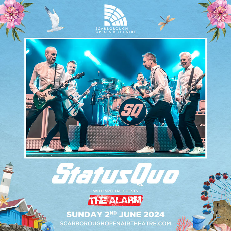 Fotografía promocional de Concierto de Status Quo en Scarborough