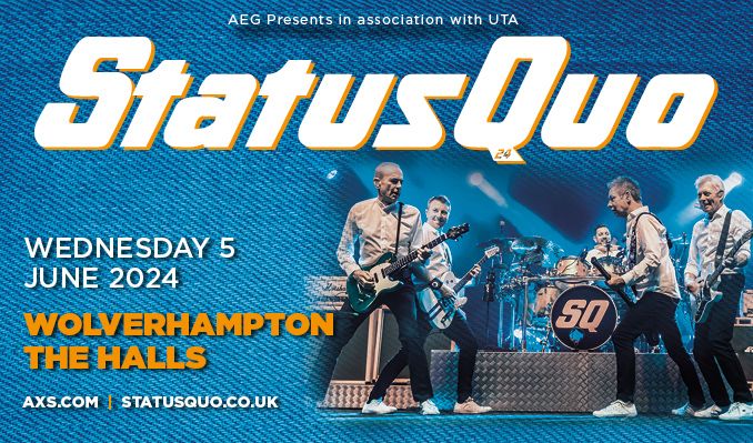 Fotografía promocional de Concierto de Status Quo en Wolverhampton