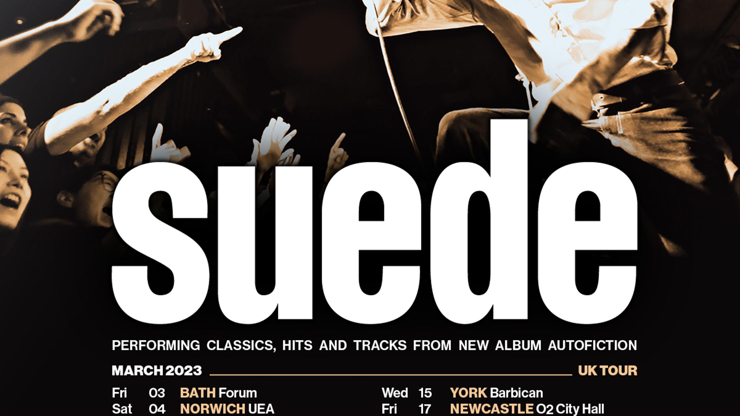 Suede concert tickets for O2 Guildhall Southampton, Southampton Friday