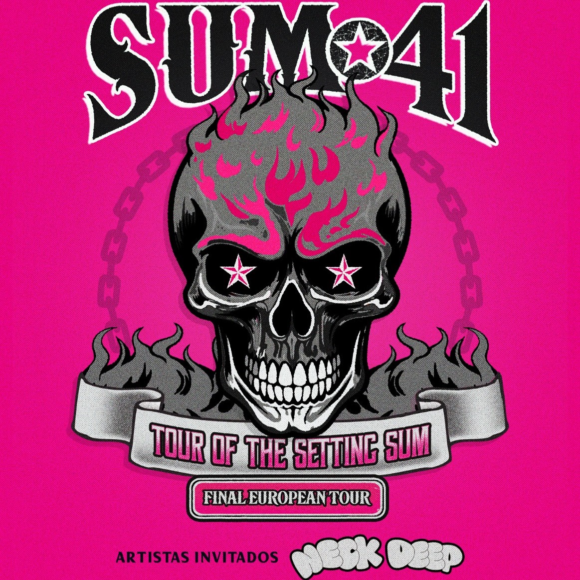 Fotografía promocional de Concierto de SUM 41 en Barcelona