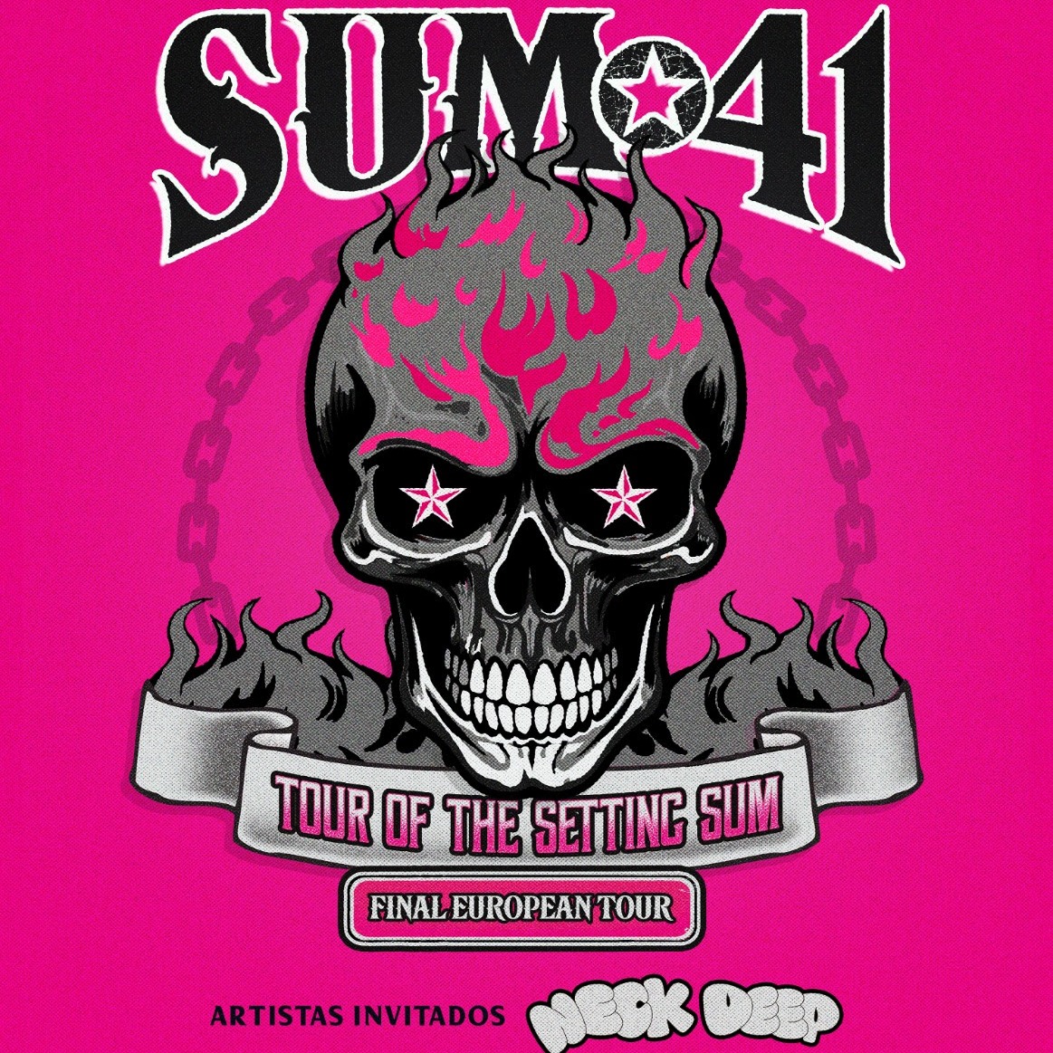 Fotografía promocional de Concierto de SUM 41 en Madrid