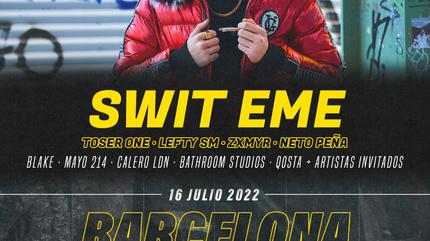 Concierto de Swit Eme, Yoss Bones, Neto Peña, Lefty SM, Toser One y ZXMYR en Barcelona