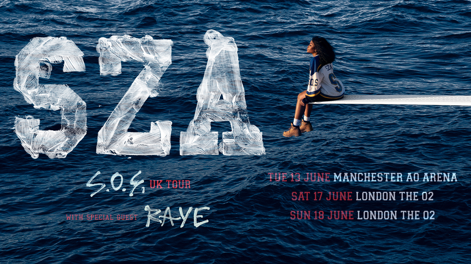 Promotional photograph of Concierto de SZA en Londres.