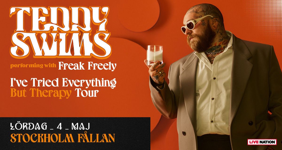 Promofoto von Concierto de Teddy Swims en Estocolmo.