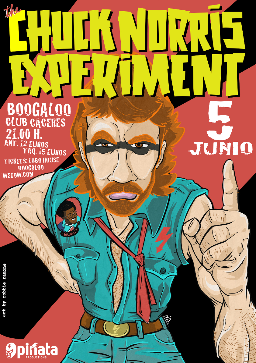 Fotografía promocional de Concierto de The Chuck Norris Experiment en Cáceres