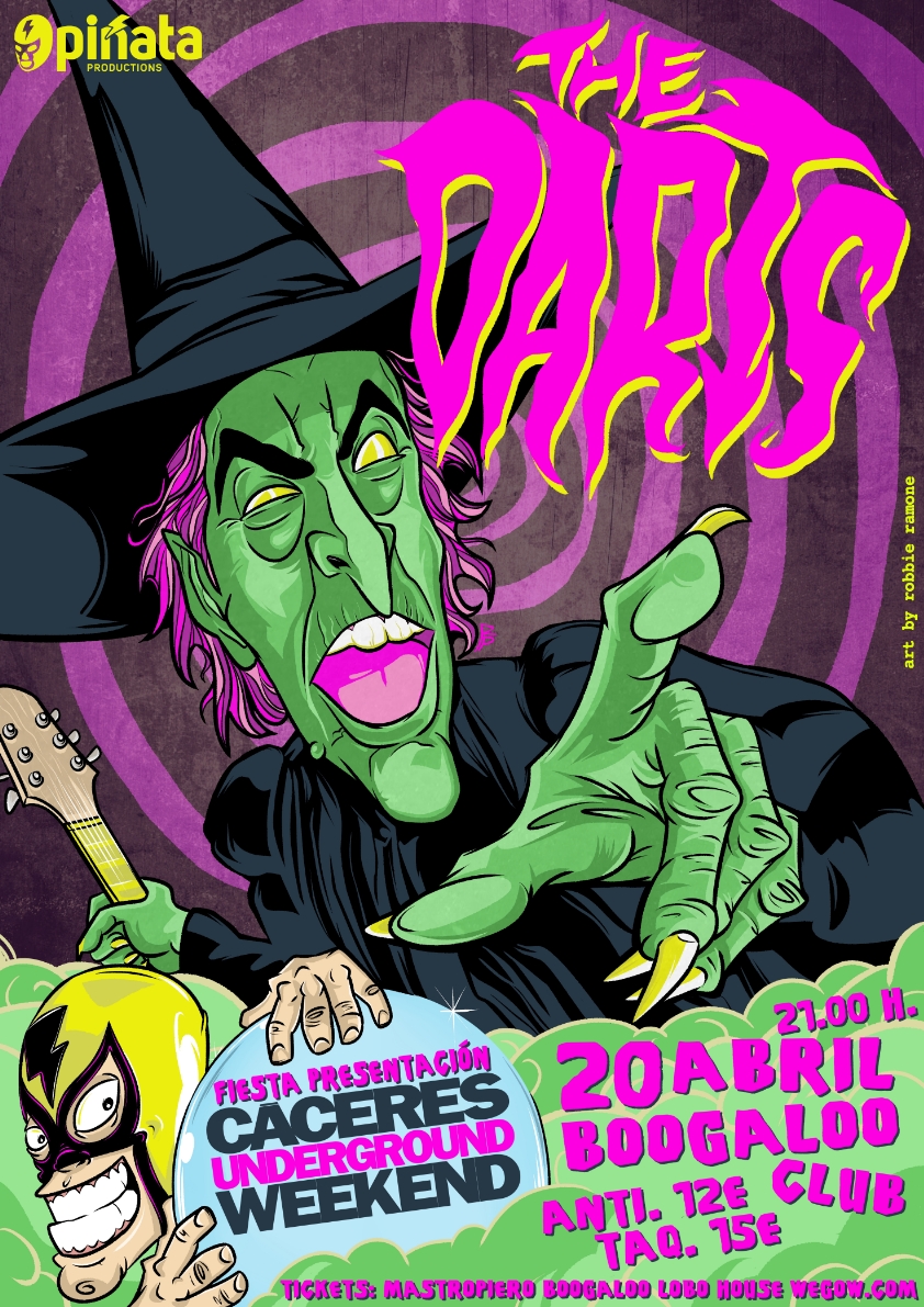 Fotografía promocional de Concierto de The Darts en Cáceres