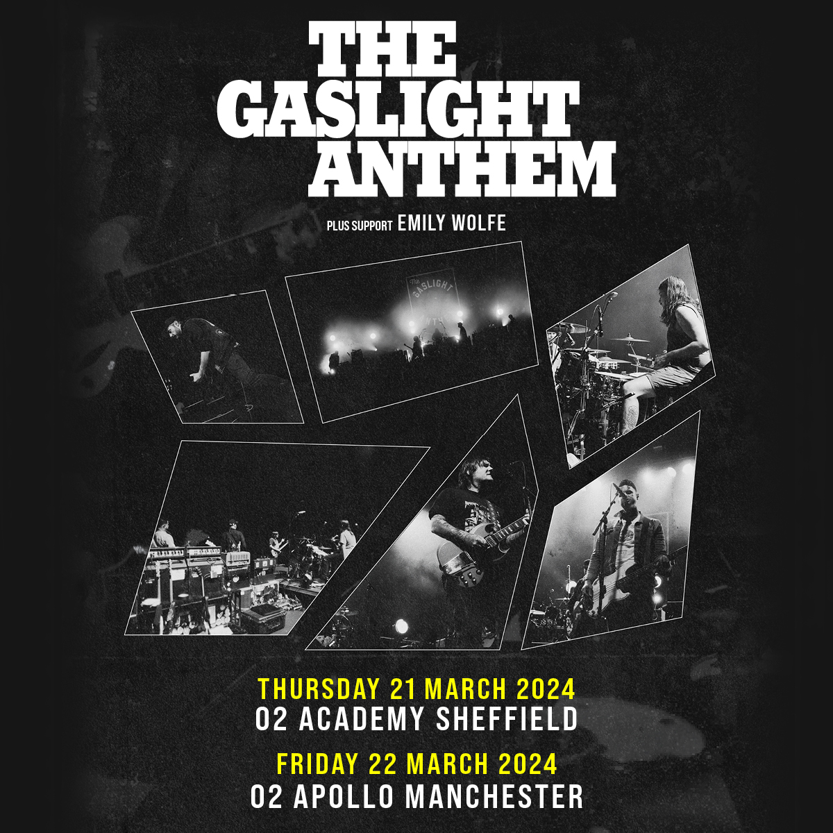 Promofoto von Concierto de The Gaslight Anthem en Dublin.
