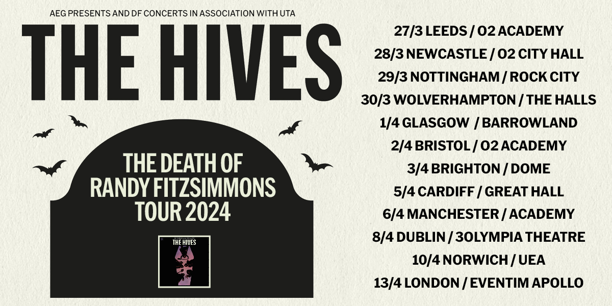 Fotografía promocional de Concierto de The Hives en Leeds