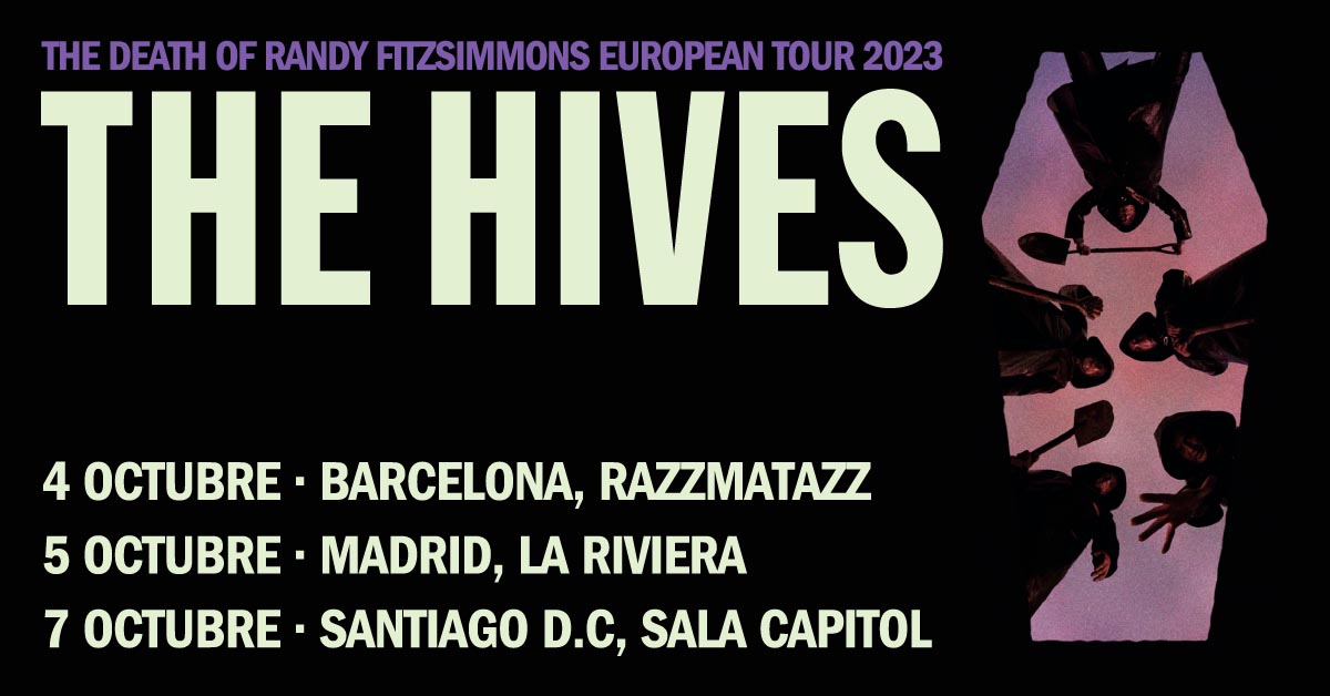 Fotografía promocional de Concierto de The Hives en Madrid