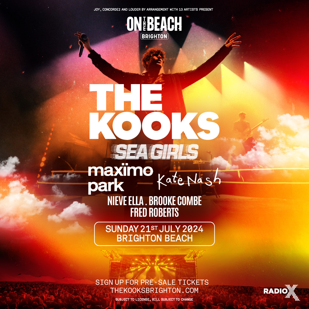 Promotional photograph of Concierto de The Kooks en Brighton.