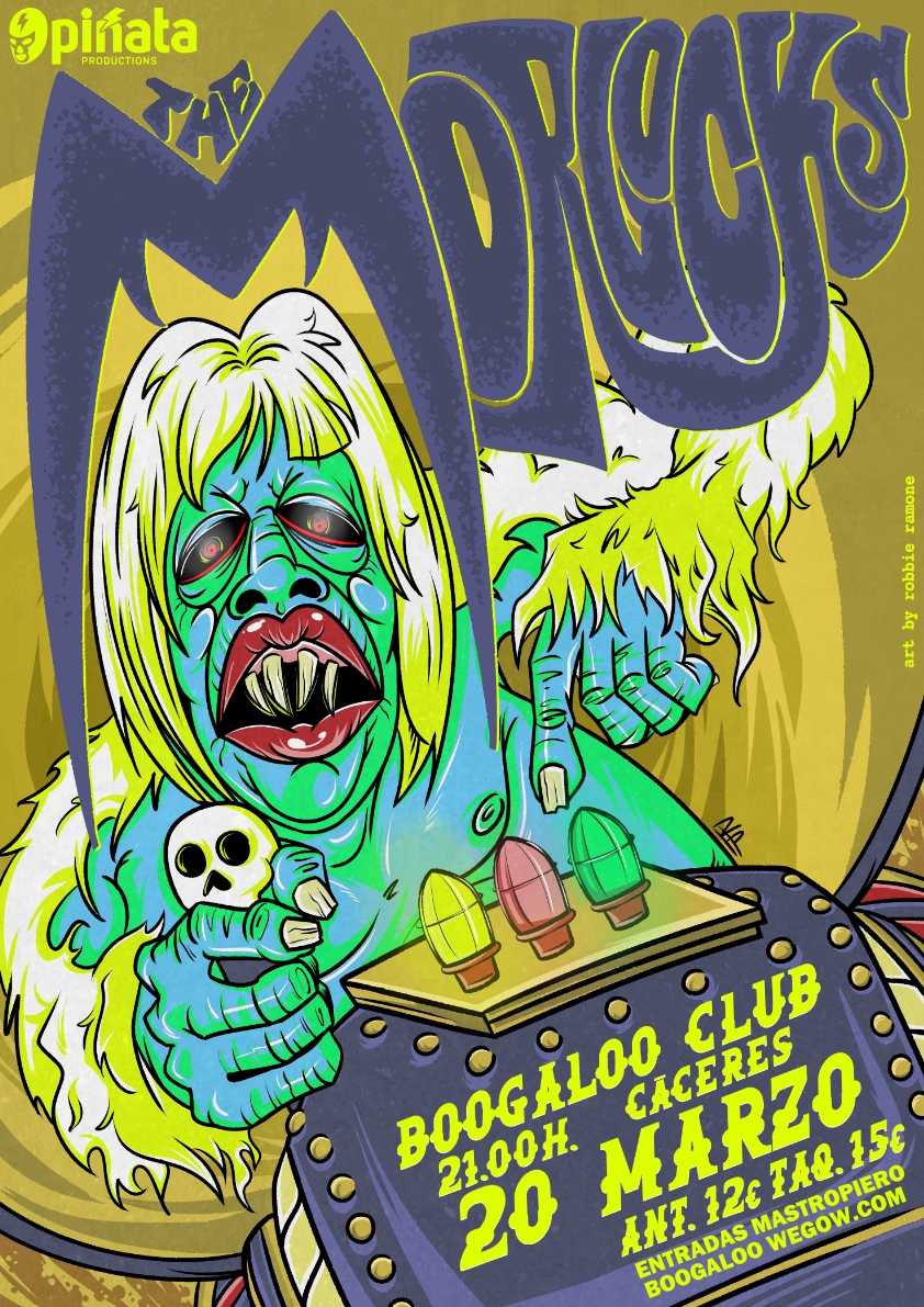 Promotional photograph of Concierto de The Morlocks en Cáceres.