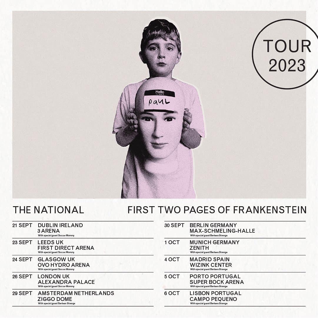 Promotional photograph of Concierto de The National en Múnich.