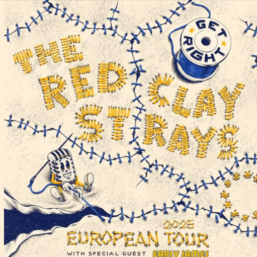 Fotografía promocional de Concierto de The Red Clay Strays en París