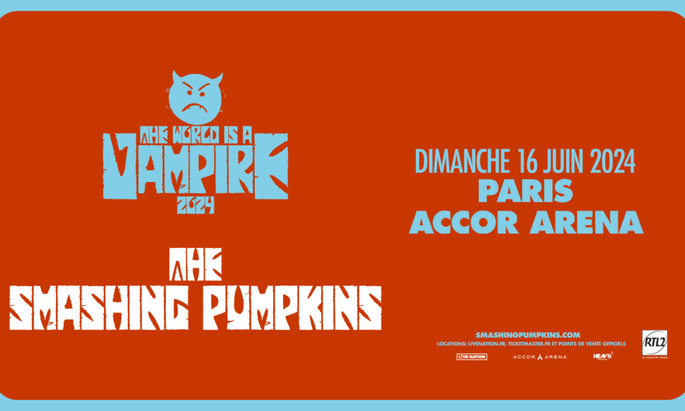 Photographie promotionnelle de Concierto de The Smashing Pumpkins en París.