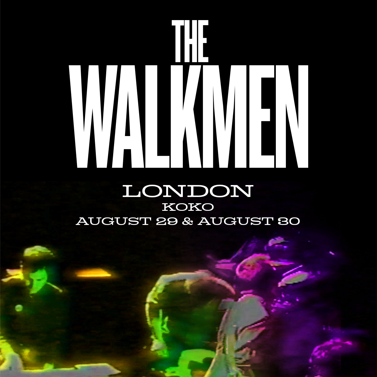 Promofoto von Concierto de The Walkmen en Londres.