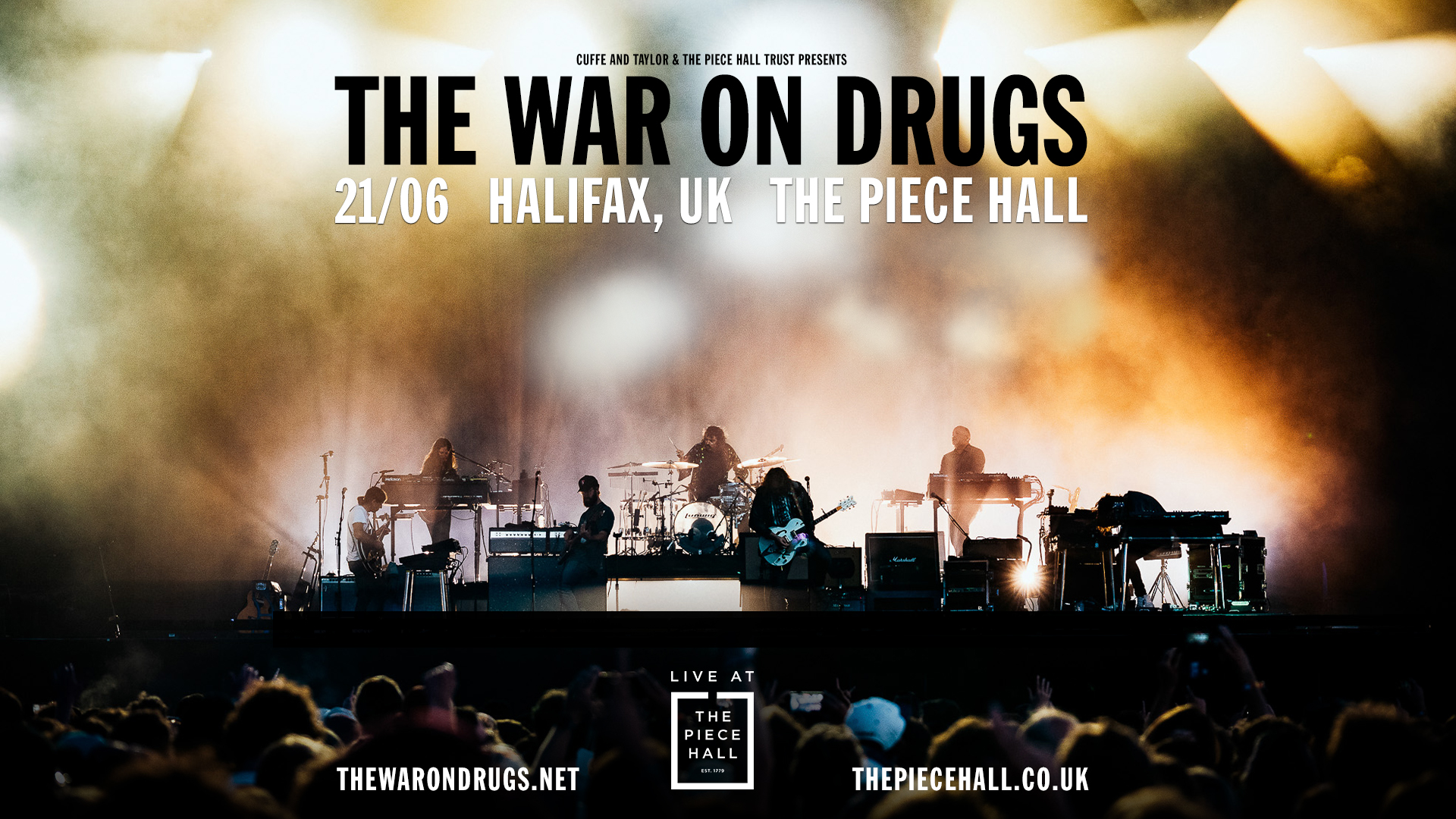 Promotional photograph of Concierto de The War On Drugs en Halifax | Live at The Piece Hall.