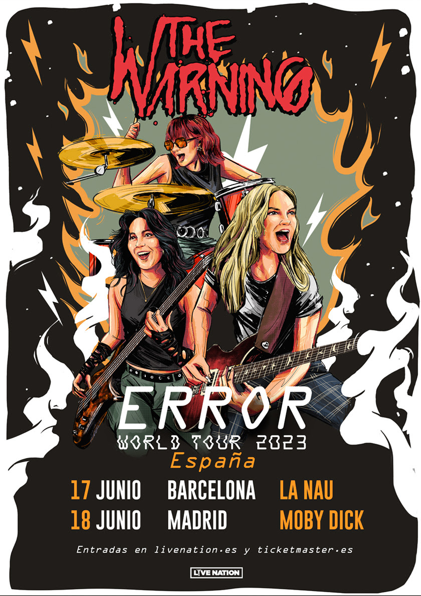 Fotografía promocional de Concierto de The Warning en Madrid