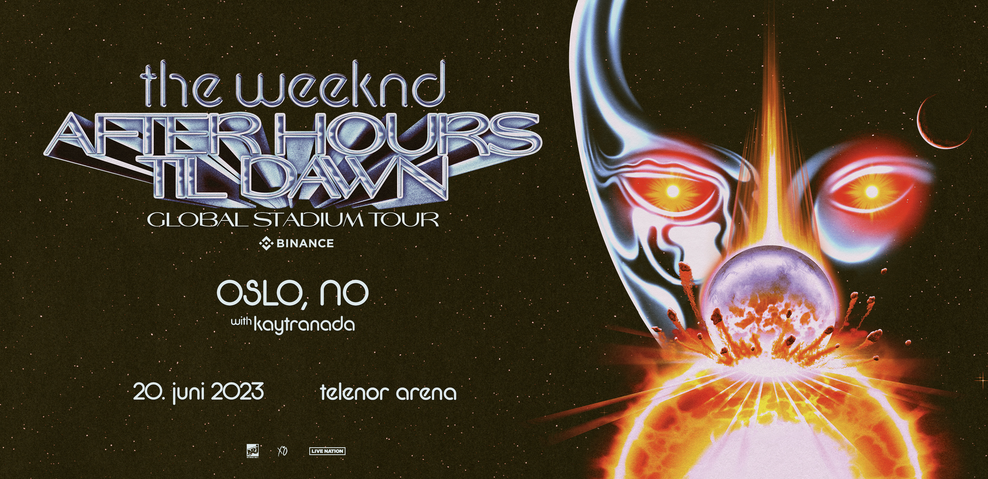 Fotografía promocional de Concierto de The Weeknd + Kaytranada en Fornebu