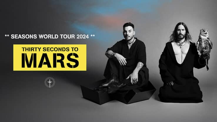 Fotografía promocional de Concierto de Thirty Seconds to Mars en Madrid