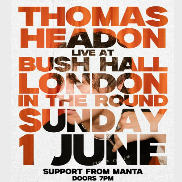 Fotografia promocional de Concierto de Thomas Headon en Londres.