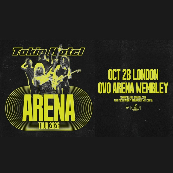 Promofoto von Concierto de Tokio Hotel en Londres.