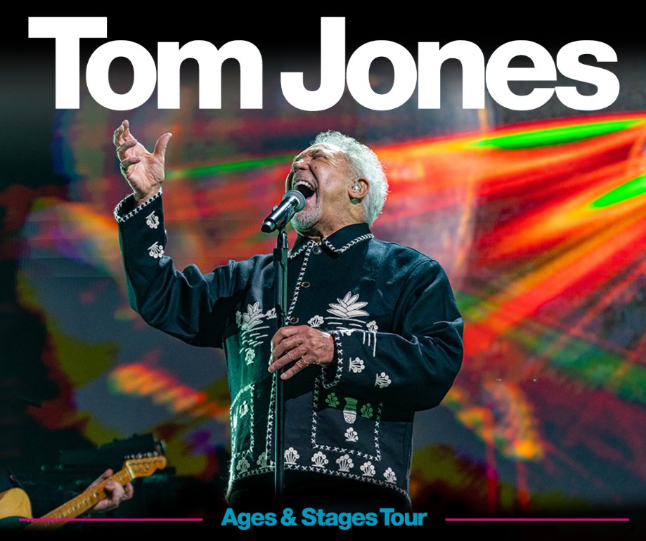 Promofoto von Concierto de Tom Jones en Leicester.