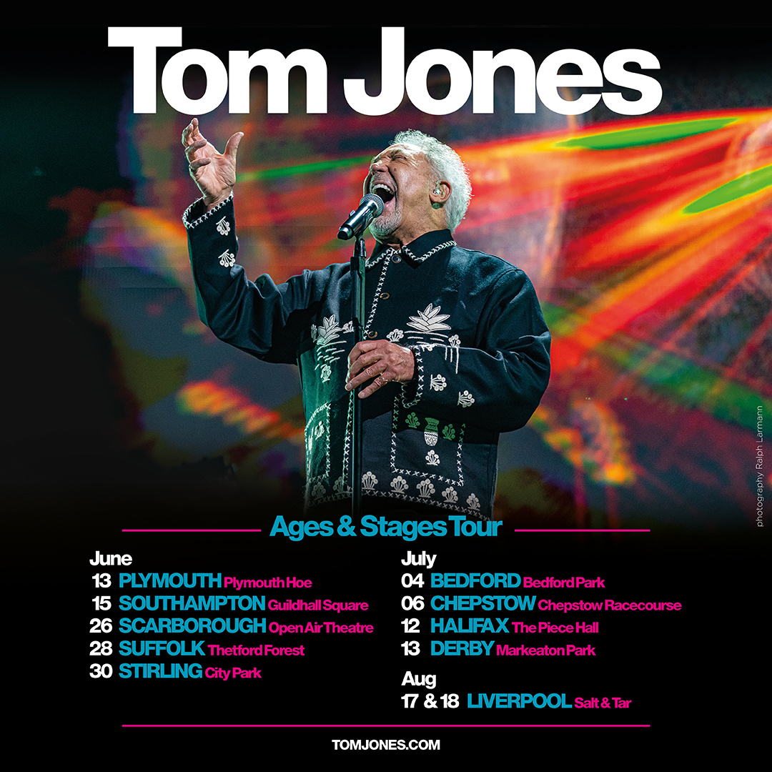 Promotional photograph of Concierto de Tom Jones en Southampton.