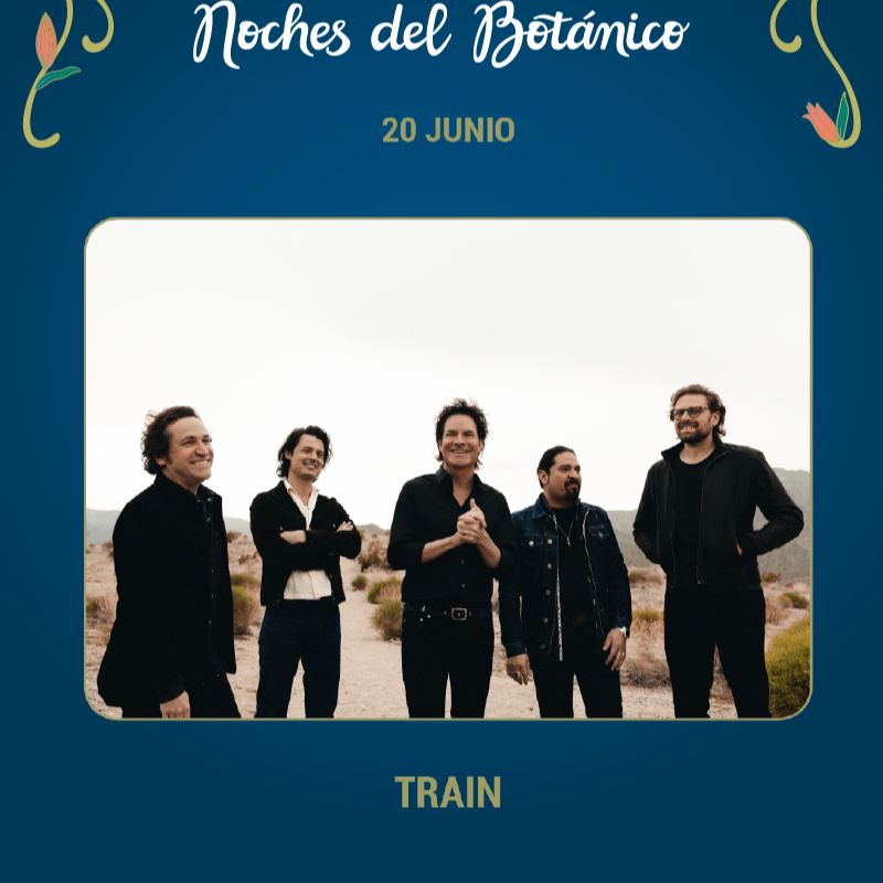 Fotografía promocional de Concierto de Train en Madrid | Noches del Botánico 2025