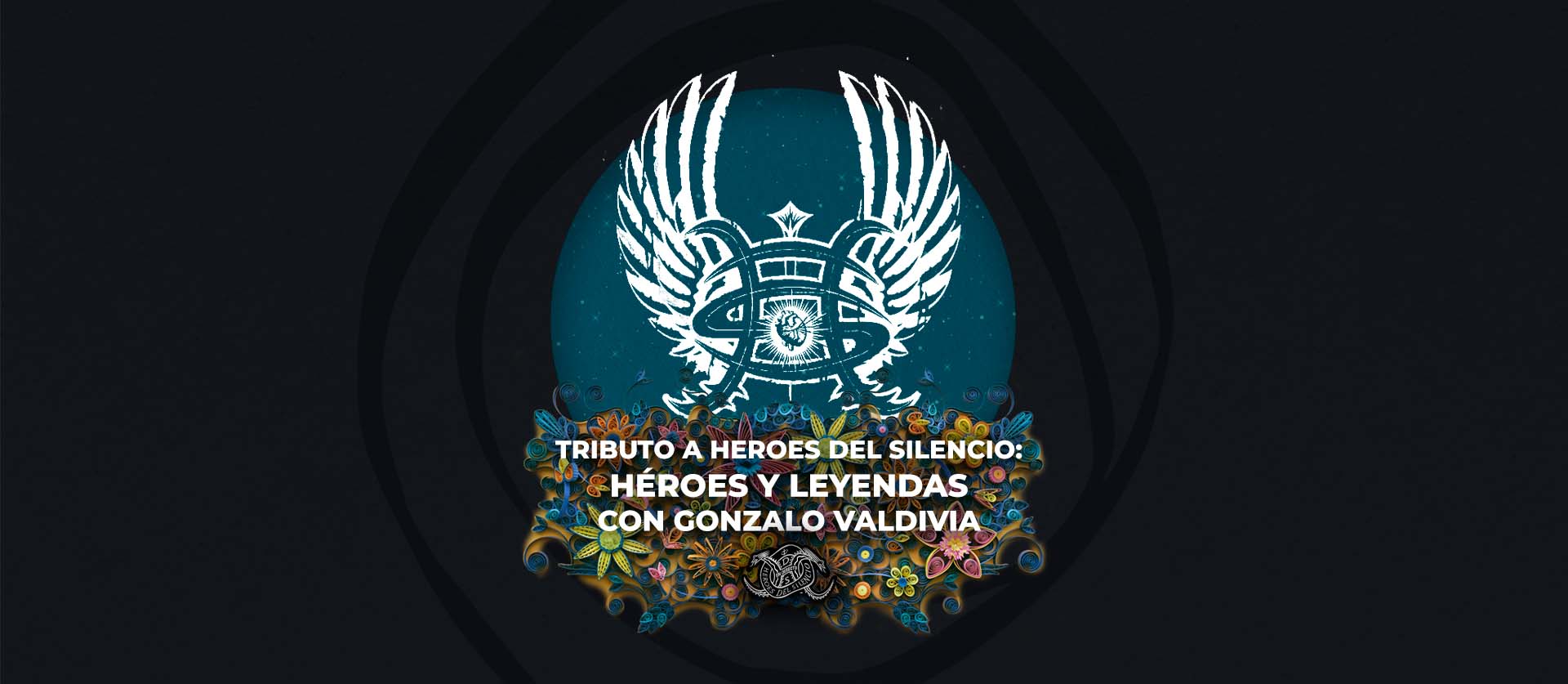 Fotografía promocional de Concierto de Tributo Héroes del Silencio: Héroes y Leyendas, con la participación de Gonzalo Valdivia en Zaragoza
