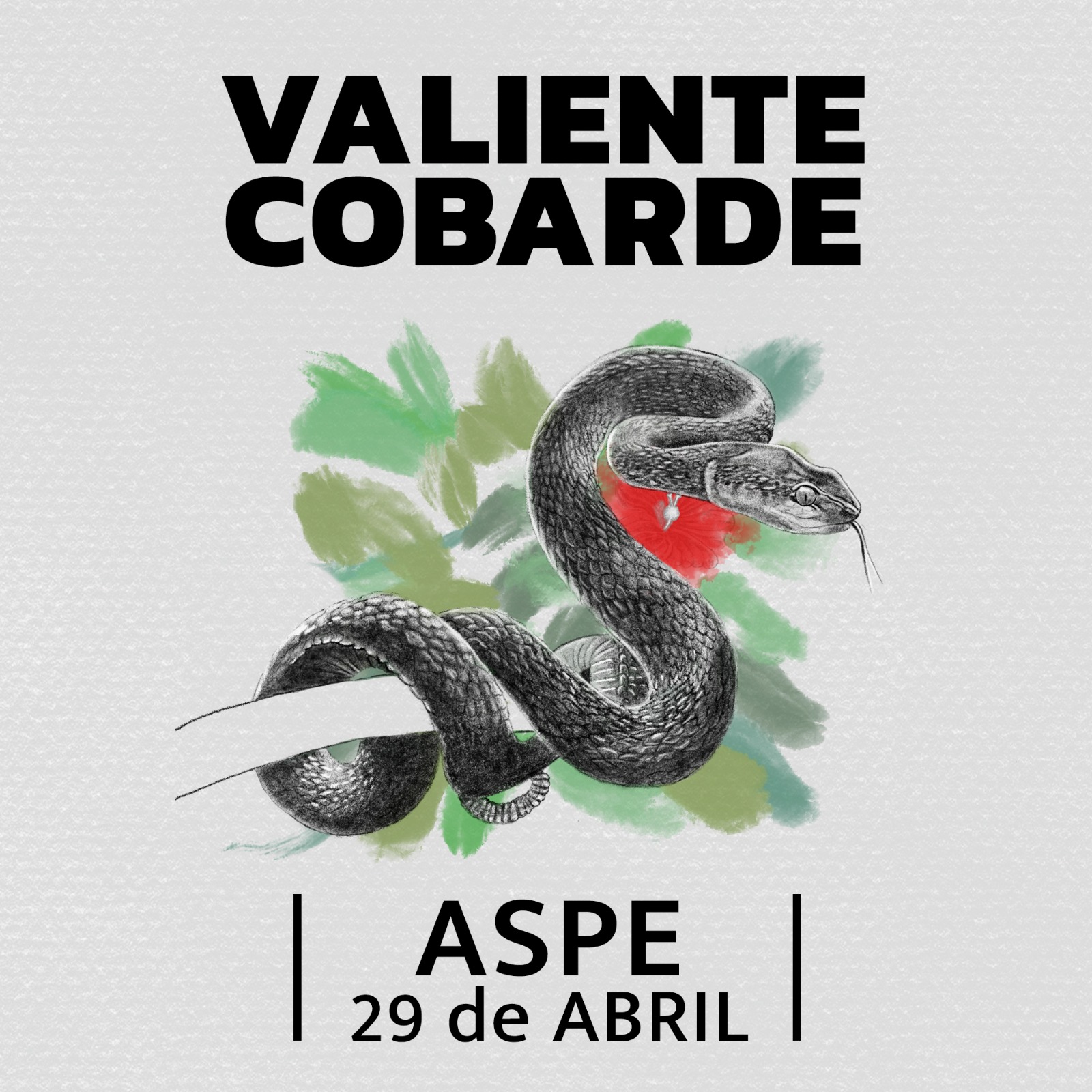 Fotografia promocional de Concierto de Valiente Cobarde en Aspe (Alicante) - La Fábrica Pub.