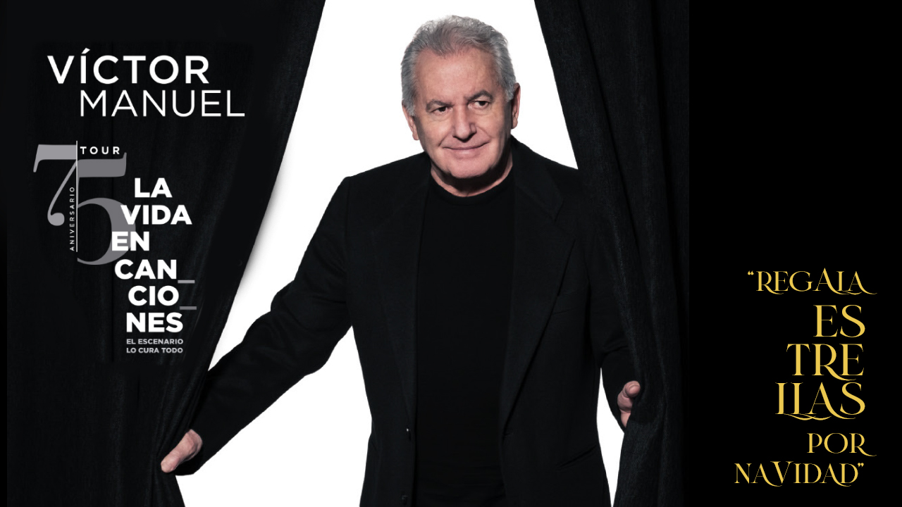 Fotografía promocional de Concierto de Víctor Manuel en Madrid | Tour 75 Aniversario