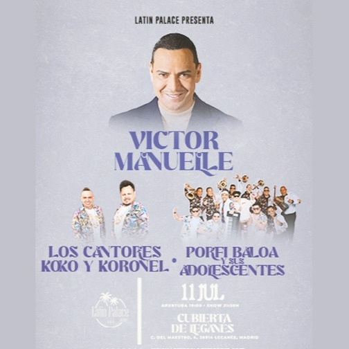 Fotografía promocional de Concierto de Víctor Manuelle en Madrid