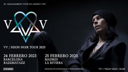 Ville Valo (VV) concert in Barcelona