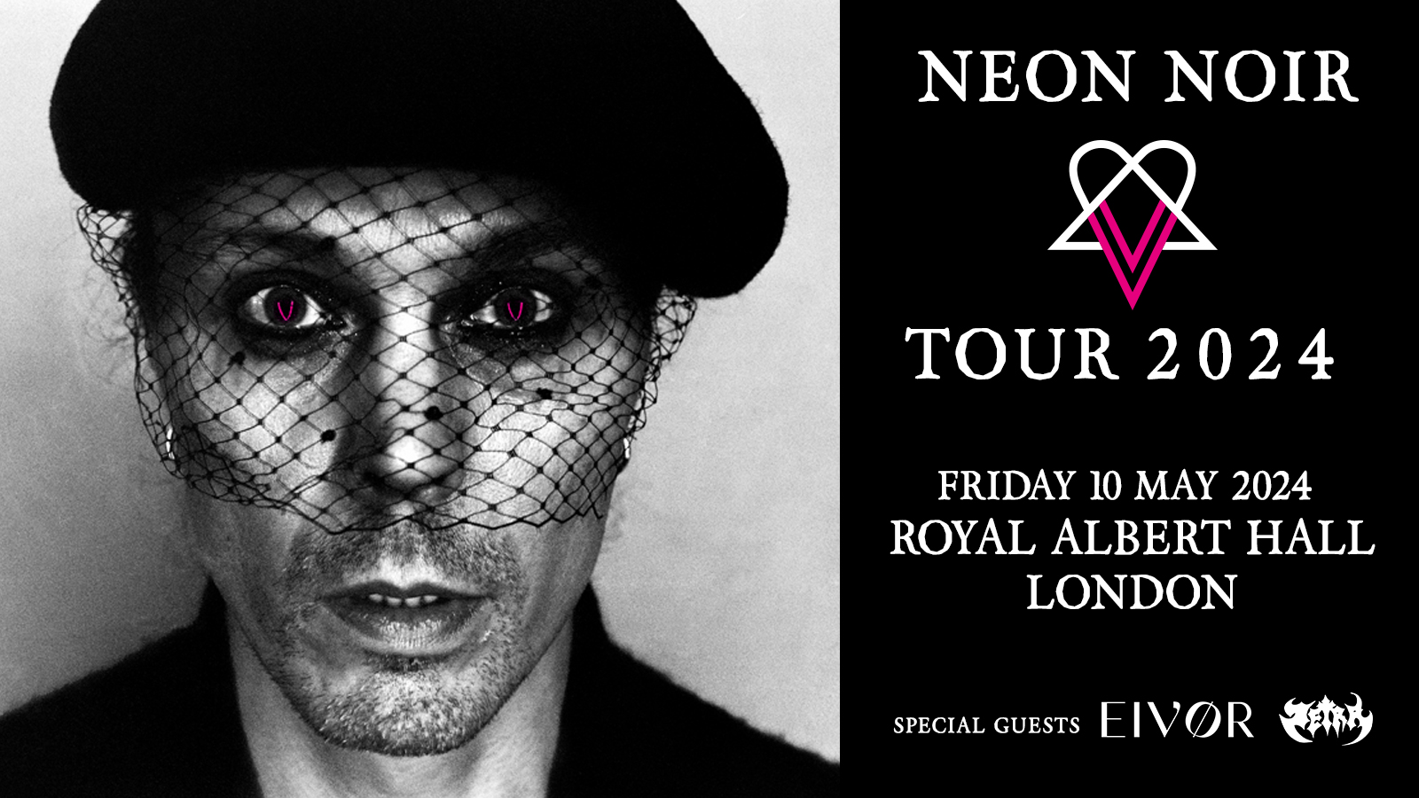 Fotografía promocional de Concierto de Ville Valo (VV) en Londres