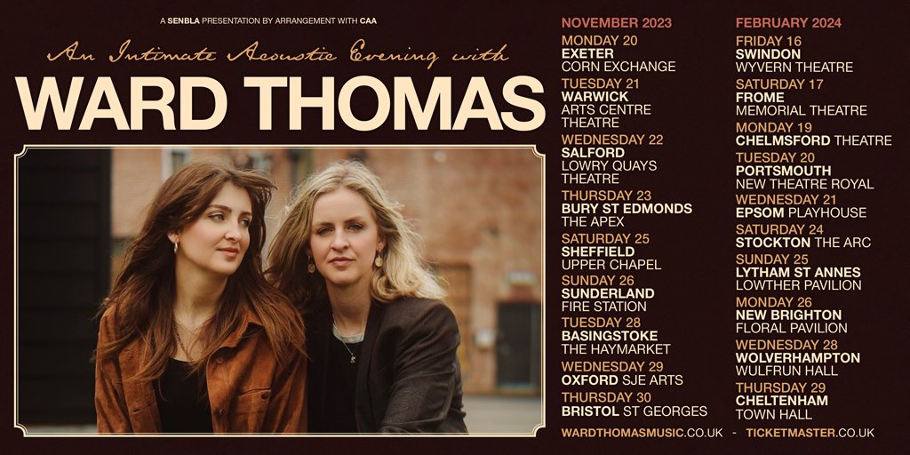 Promotional photograph of Concierto de Ward Thomas en Bristol.