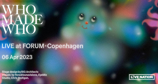 Fotografía promocional de Concierto de WhoMadeWho en Frederiksberg