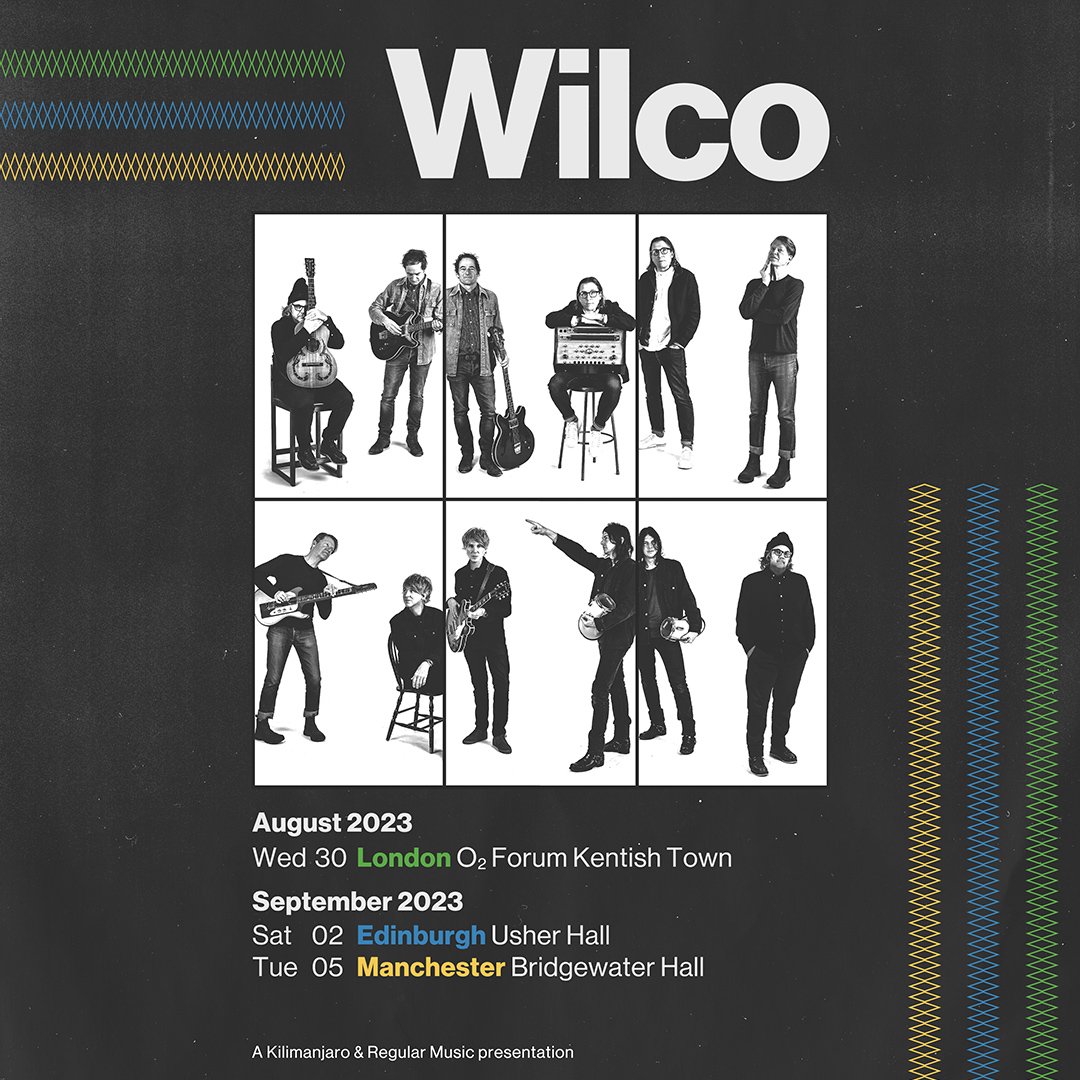 Promotional photograph of Concierto de Wilco en Manchester.