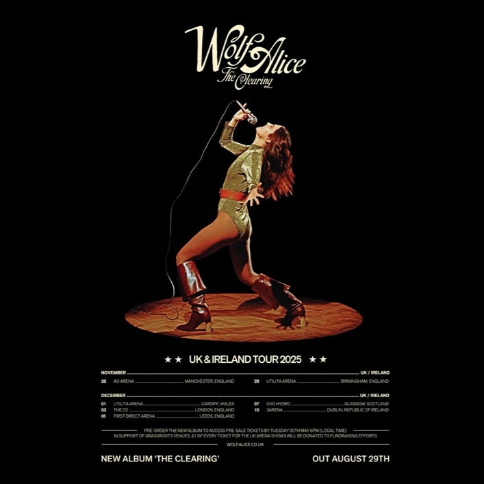 Promofoto von Concierto de Wolf Alice en Glasgow.