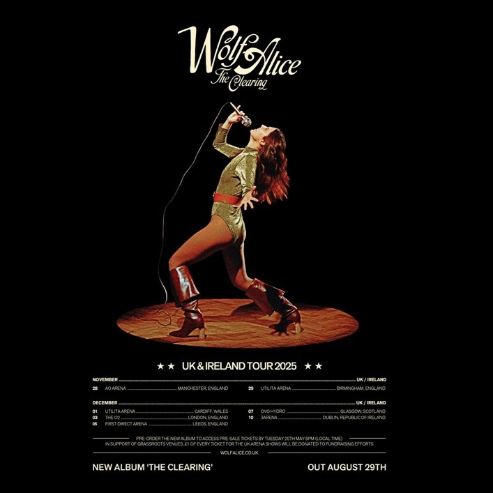 Fotografía promocional de Concierto de Wolf Alice en Manchester