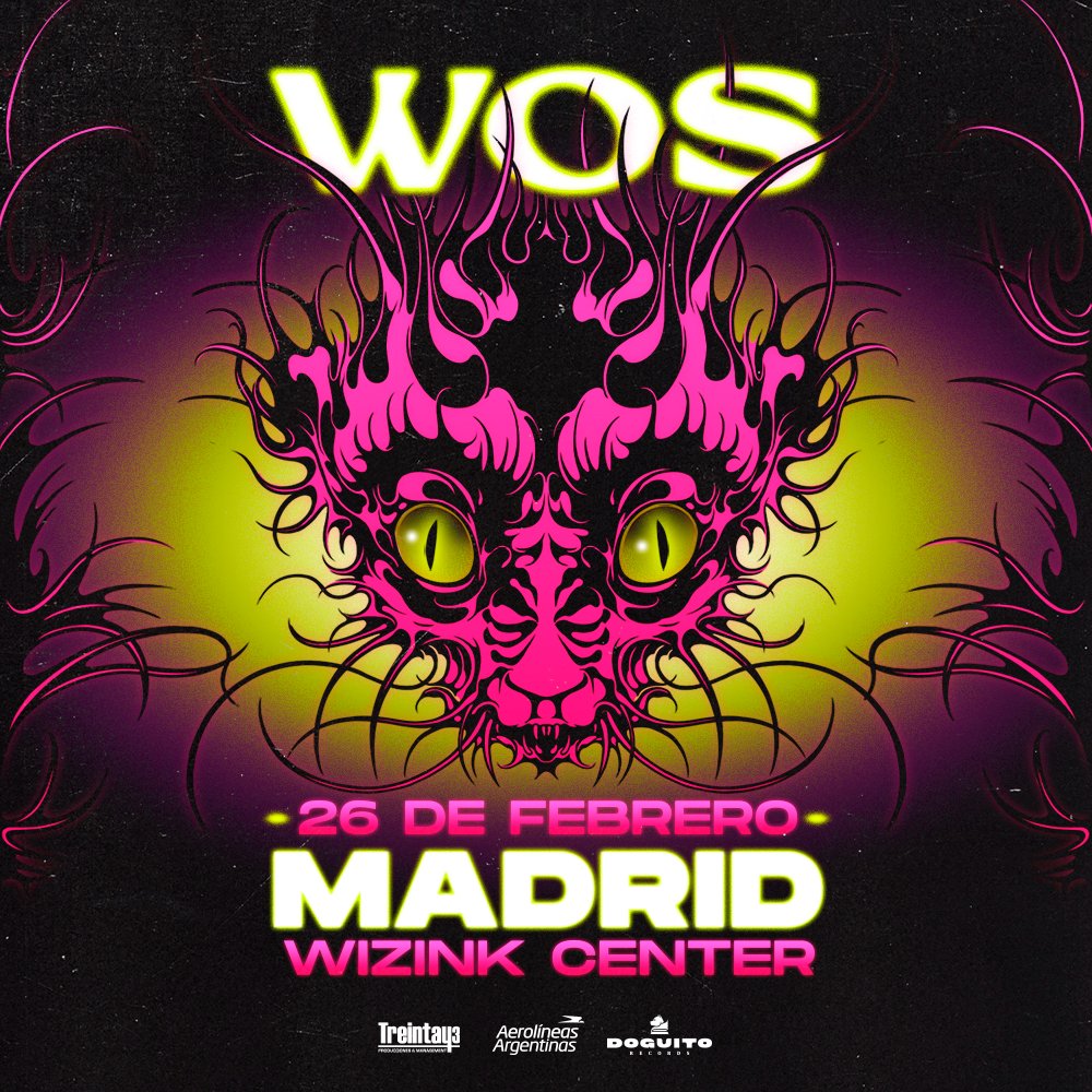 Fotografía promocional de Concierto de WOS en Madrid