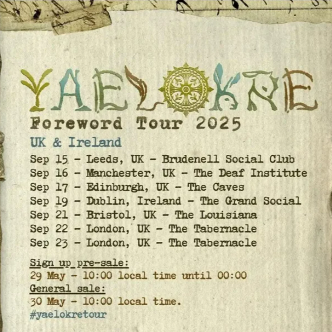 Promotional photograph of Concierto de Yaelokre en Varsovia.