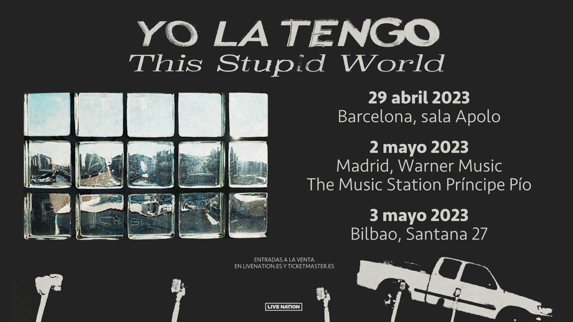 Fotografía promocional de Concierto de Yo La Tengo en Barcelona | This Stupid World