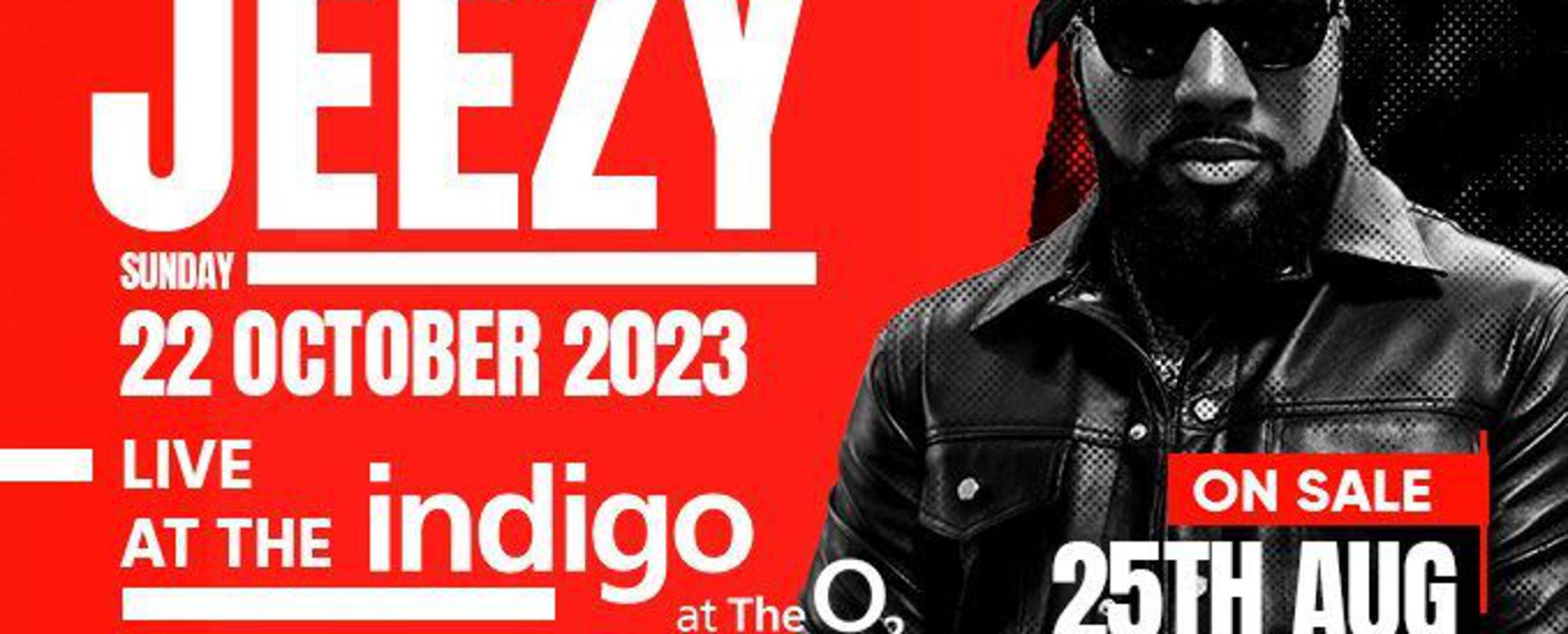 Tickets for Young Jeezy at Indigo at The O₂, London Wegow