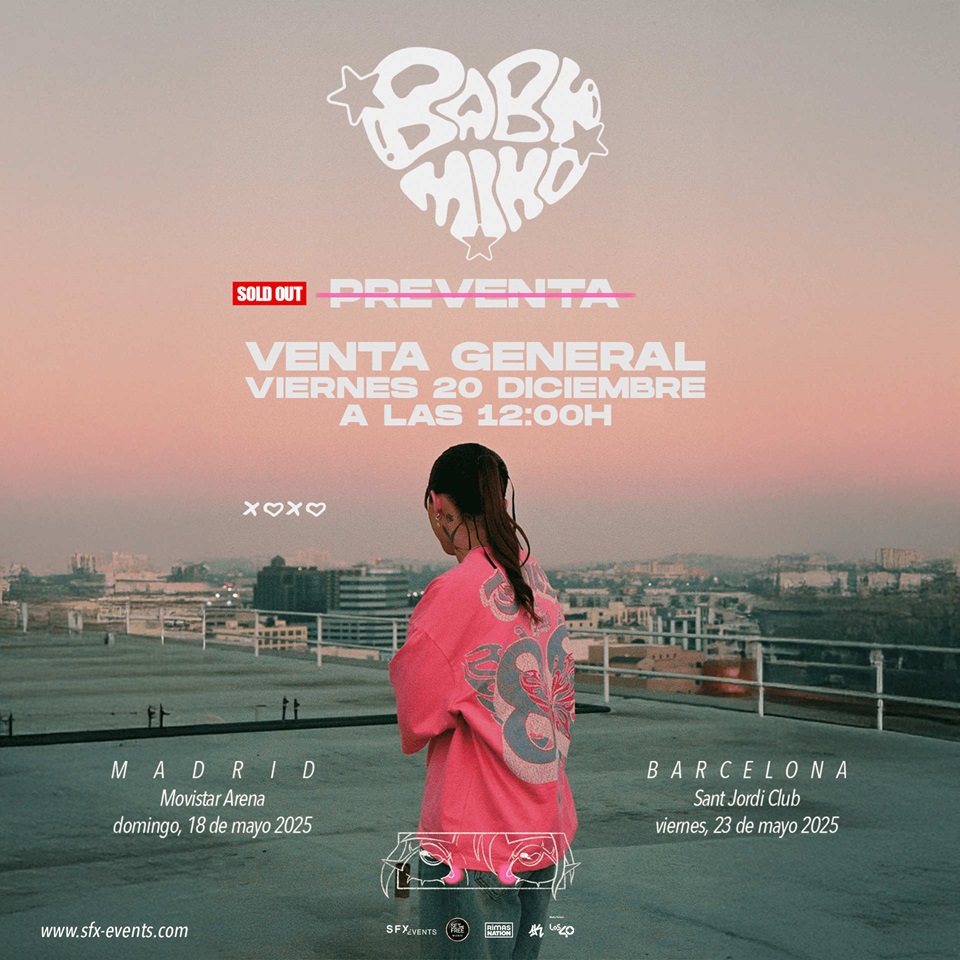 Fotografía promocional de Concierto de Young Miko en Madrid