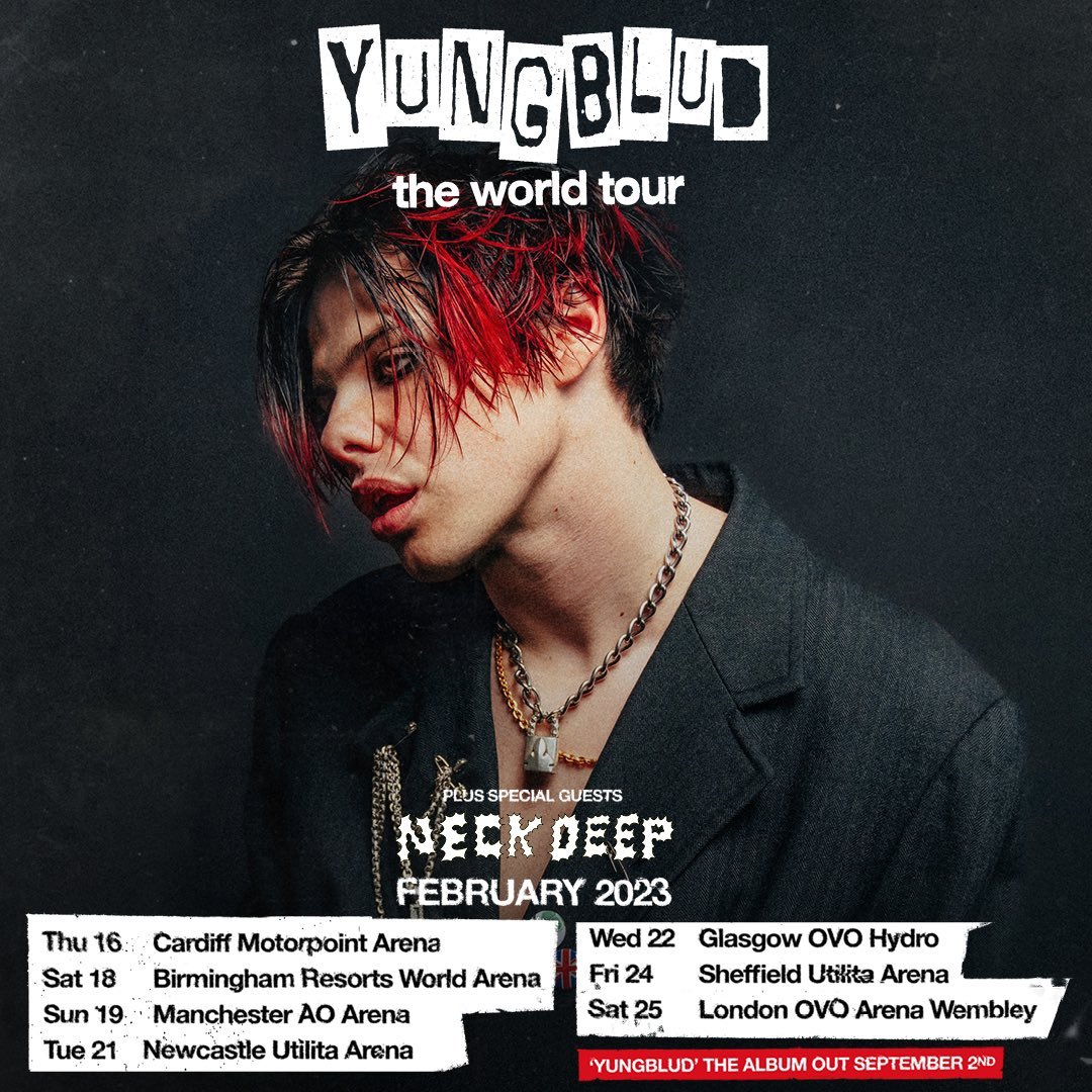Promotional photograph of Concierto de Yungblud en Sheffield.